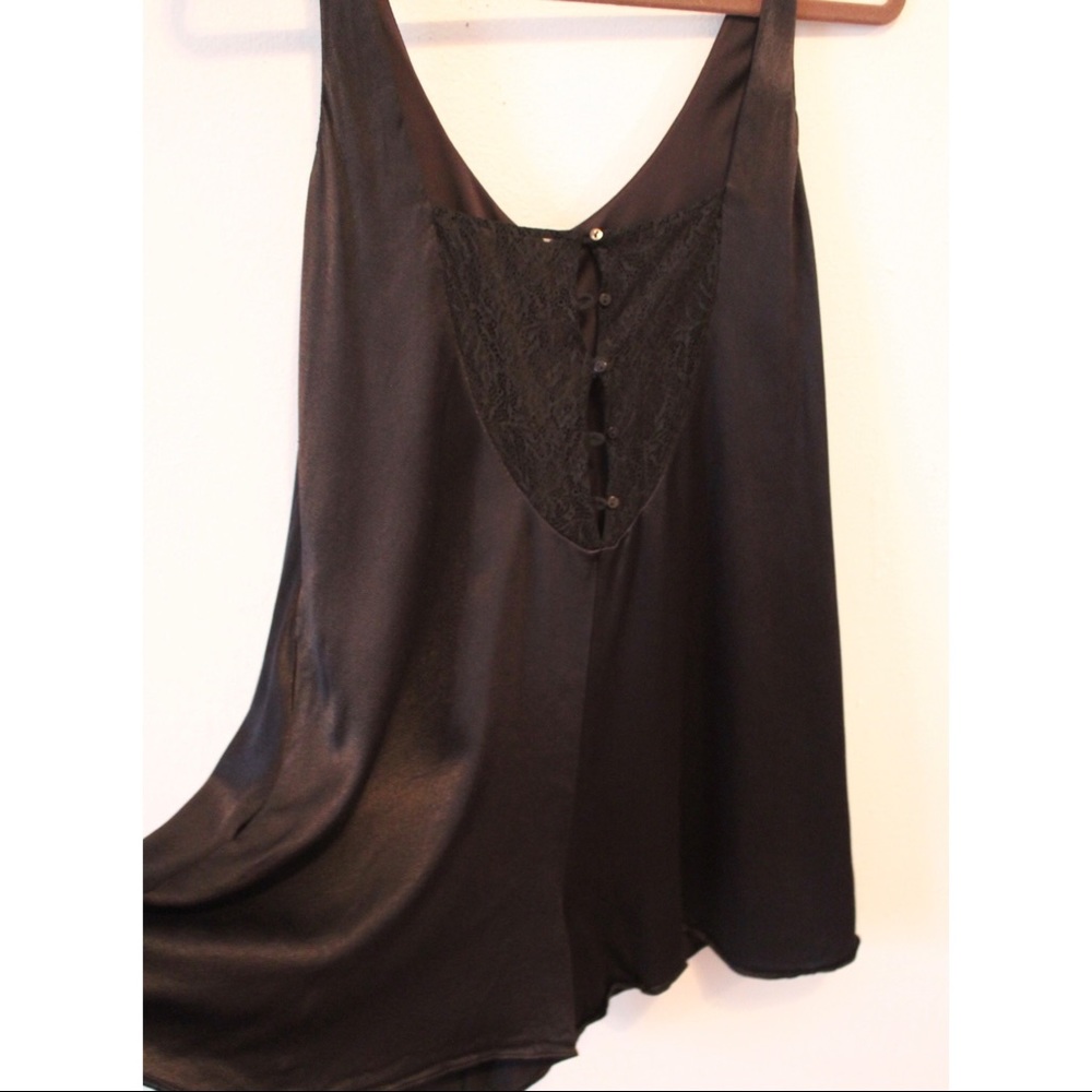 Black Zara Romper with Lace Back - Picture 5 of 6